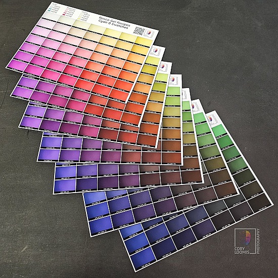 Gel Swatch Panels - Physical Product